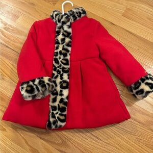 London Fog Toddler Faux-Fur-Trim Coat